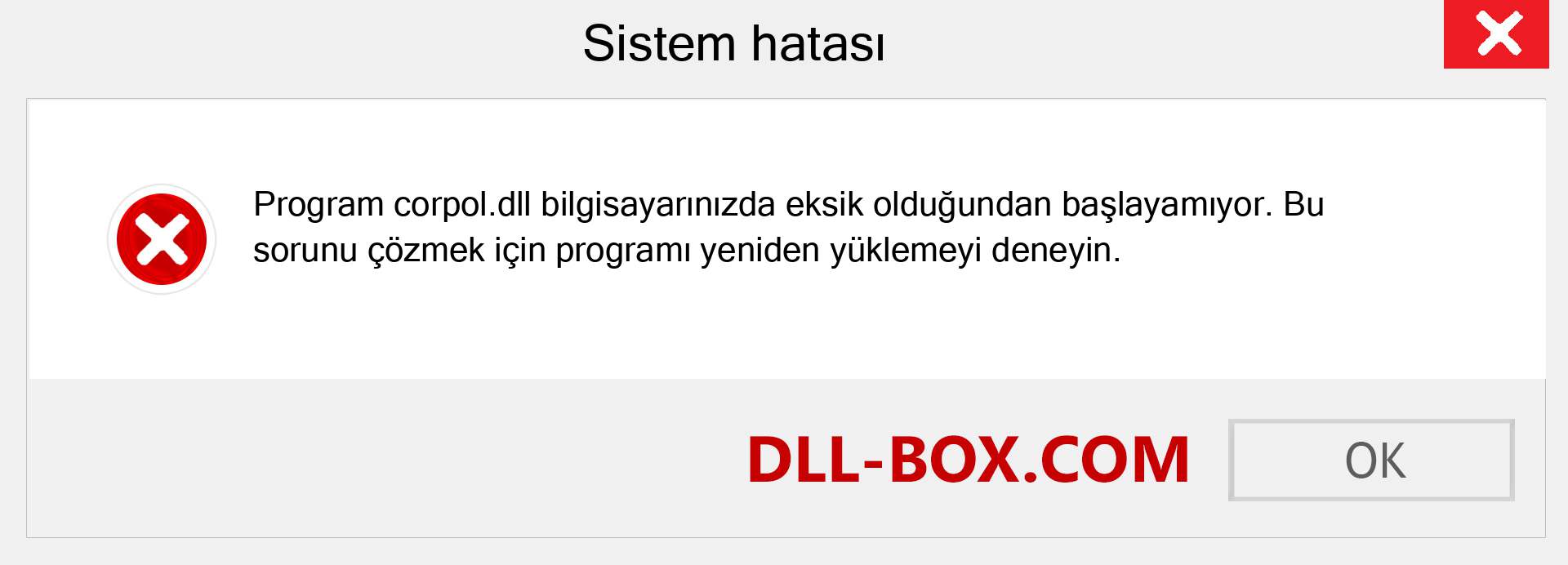 corpol.dll dosyası eksik mi? Windows 7, 8, 10 için İndirin - Windows'ta corpol dll Eksik Hatasını Düzeltin, fotoğraflar, resimler